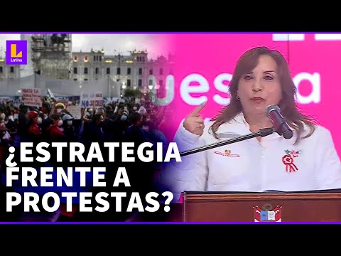 Dina Boluarte y sus apariciones antes de las protestas: Desde el gobierno la estrategia está clara