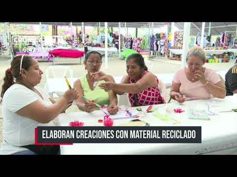 Reutilizan materiales desechados para evitar la contaminación en Managua - Nicaragua