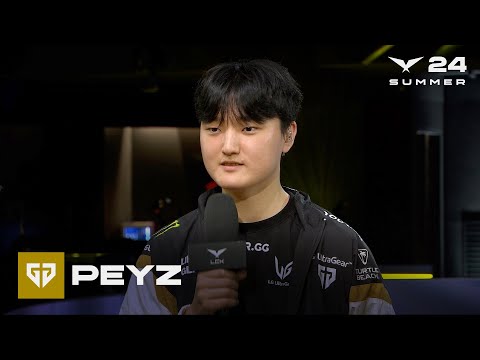 Peyz 인터뷰 | FOX vs. GEN | 08.01 | 2024 LCK 서머 스플릿