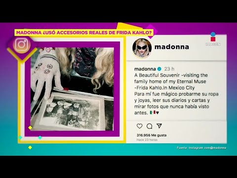 Madonna MINTIÓ y no utilizó joyas de Frida Kahlo cómo aseguró en sus recientes conciertos | DPM