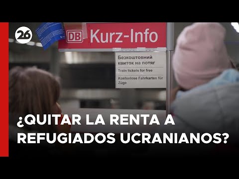 Alemania debate quitar la renta a refugiados ucranianos