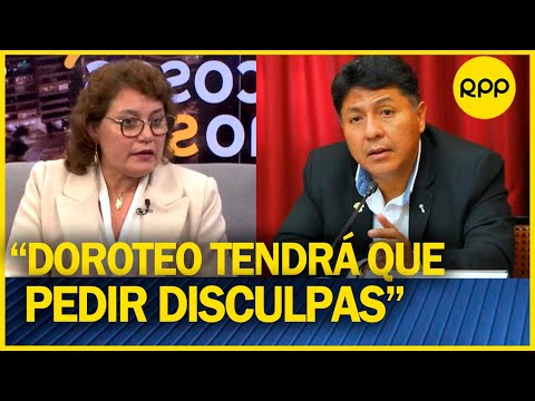Silvia Monteza: “Hay que esperar que la sentencia contra Raúl Doroteo se confirme”