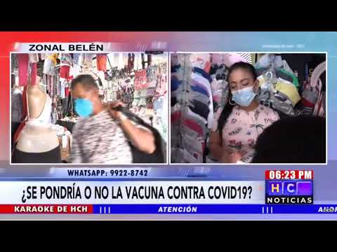 Locatarios y clientes del Mercado #ZonalBelén ¿se pondrían la vacuna contra el coronavirus