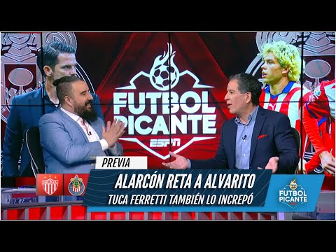 Javier Alarcón RETÓ a Álvaro Morales a una apuesta previo al Chivas vs Necaxa | Futbol Picante