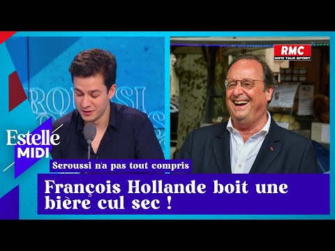 Vincent Seroussi : François Hollande boit une bière cul sec !