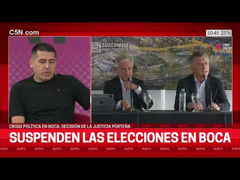 CRISIS POLÍTICA en BOCA: SUSPENDIERON las ELECCIONES por PEDIDO de ANDRÉS IBARRA