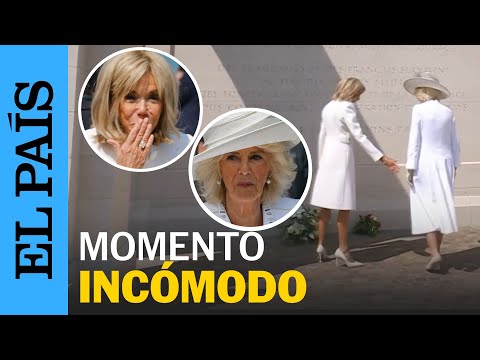 NORMANDÍA  | El incómodo momento entre Brigitte Macron y la reina Camila de Inglaterra | EL PAÍS