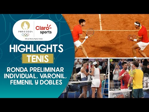 Tenis | Ronda Preliminar individual, varonil, femenil y dobles | #Paris2024 | Highlights