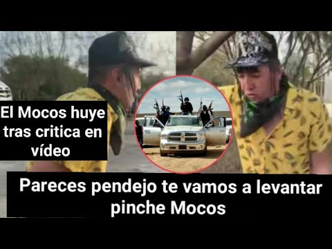 Comando armado crítica a El Mocos en su último vídeo que subió a Youtube, huye en plena grabación