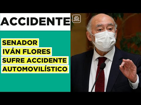 Senador Iván Flores sufre accidente automovilístico: Fue operado tras choque