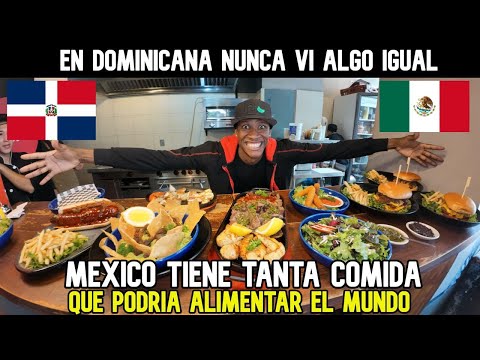 DOMINICANO SE VUELVE LOCO con TANTA COMIDA en MEXICO | demasiada Comida