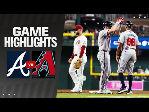 Braves vs. D-backs Game Highlights (7/8/24) | MLB Highlights