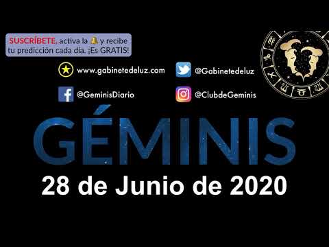 Horóscopo Diario - Géminis - 28 de Junio de 2020