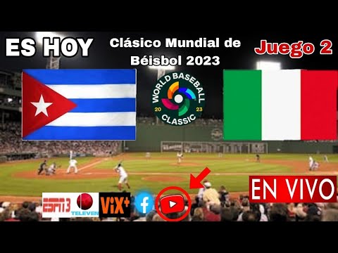 Cuba vs. Italia en vivo, donde ver, a que hora juega Cuba vs. Italia, beisbol fecha 2