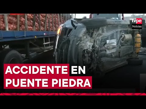 Puente Piedra: se registra accidente de tránsito en la Panamericana Norte