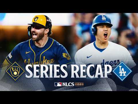 밀워키 브루어스가 LA 다저스를 휩쓸며 월드 시리즈 진출을 확정지었습니다! (NLCS 전체 하이라이트)