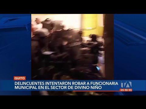 7 detenidos fue el resultado de un intento de robo en el Divino Niño, sur de Quito