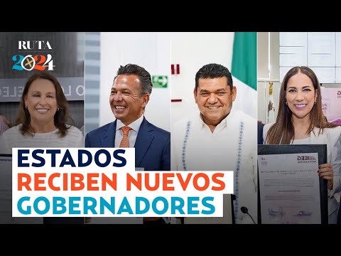 Gobernadores también reciben constancia de mayoría, estos serán los nuevos dirigentes