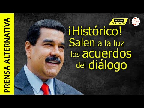 ¡Aquí los detalles! Maduro vence al extremismo con primeros acuerdos  en el diálogo de México!