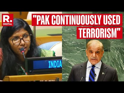 Indian diplomat Bhavika Mangalanandan slams Pakistani PM Shehbaz Sharif at UNGA