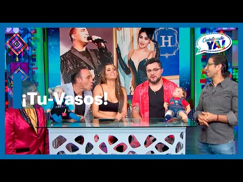 ¡Tu-Vasos!: ‘Gomita’ le roba un beso a Cristian Castro y lo deja sin palabras | Cuéntamelo Ya!