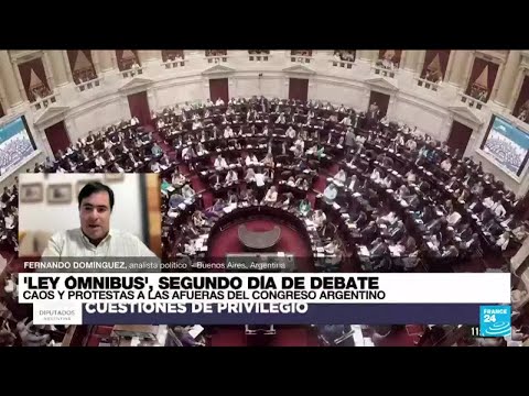 Fernando Domínguez: 'La 'Ley Ómnibus' es polémica porque propone muchos cambios para Argentina'