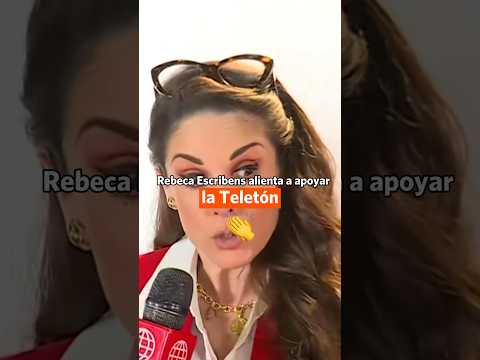 MÁS ESPECTÁCULOS | Rebeca Escribens será conductora de la Teletón | #shorts