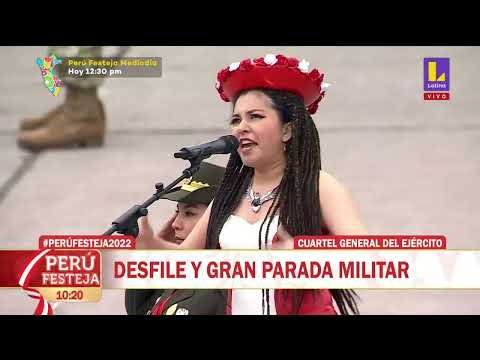 La soprano Lilian Cornelio cantó el Himno Nacional del Perú