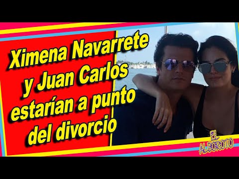 Ximena Navarrete y Juan Carlos Valladares estarían ya tramitando su divorcio.