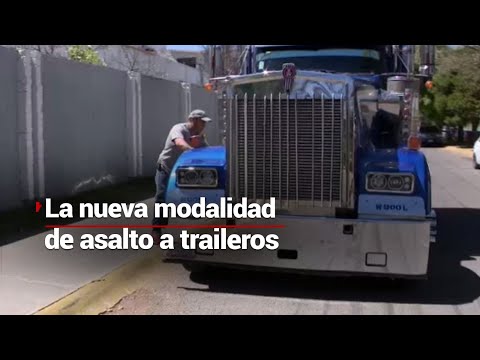 Los delincuentes ya no se conforman con llevarse la carga del tráiler, también secuestran al chofer