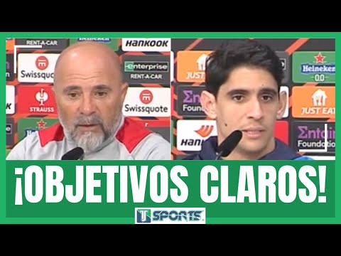 Yassine Bounou y Jorge Sampaoli HABLAN del FUTURO del Sevilla FC en Europa y en LaLiga