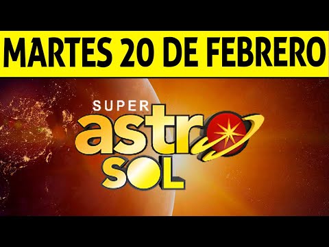Resultado de ASTRO SOL del Martes 20 de Febrero de 2024  SUPER ASTRO