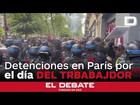 El 1 de mayo convierte París en un campo de batalla con una docena de policías heridos