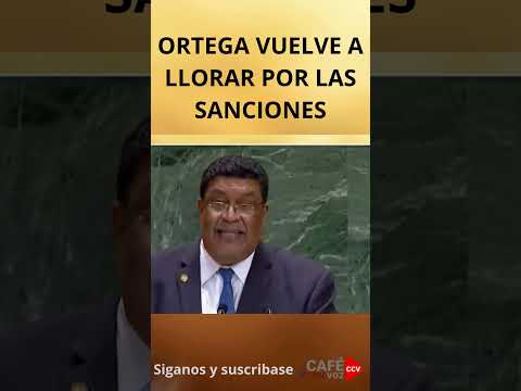 LO ULTIMO Ortega manda a su representante a quejarse de las sanciones.