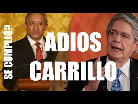 Se fue Carrillo | Nunca más un Ministros sin corazón