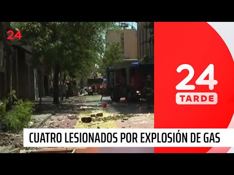 Explosión de gas en galería de Santiago Centro deja cuatro personas lesionadas