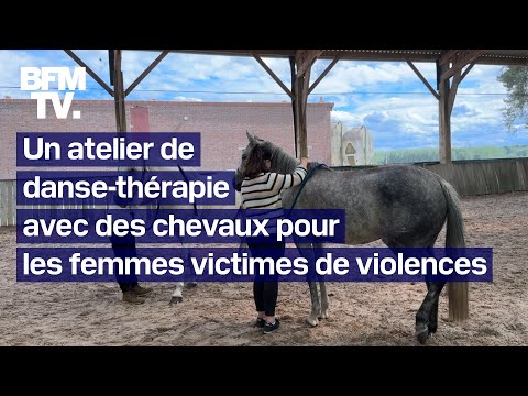 Nous avons suivi un atelier de danse-thérapie avec des chevaux pour les femmes victimes de violences