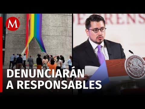 No podemos dejar pasar este acto de violencia: Carlos Martínez, Infonavit destruye bandera LGBT