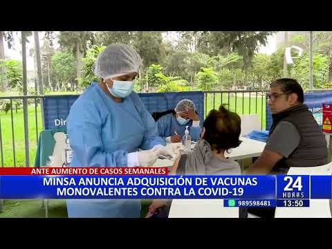 Ministro de Salud anuncia la adquisición de vacunas monovalentes contra la Covid-19