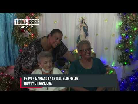 Fervor mariano que se vive en Estelí - Nicaragua