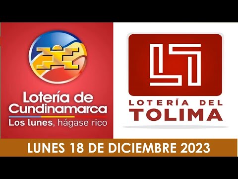 PROBABILIDADES y RESULTADOS DE LA LOTERIA de CUNDINAMARCA y TOLIMA //Lunes 18 de Diciembre de 2023