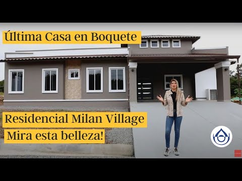 ÚLTIMA CASA DISPONIBLE - Milan Village en Boquete. 6981.5000