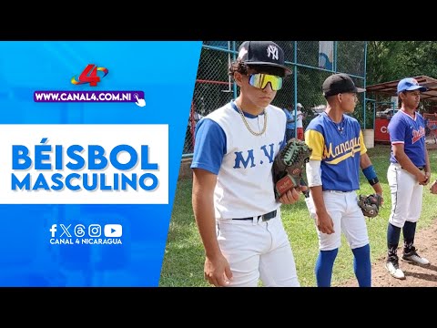 Eliminatoria departamental de béisbol masculino reúne a jóvenes talentos en Managua