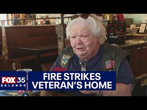 Army veteran's home damaged in fire, impacting her service project efforts