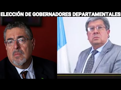 EJECUTIVO DE LA PRESIDENCIA HABLA DE LA ELECCIÓN DE GOBERNADORES DEPARTAMENTALES, GUATEMALA.