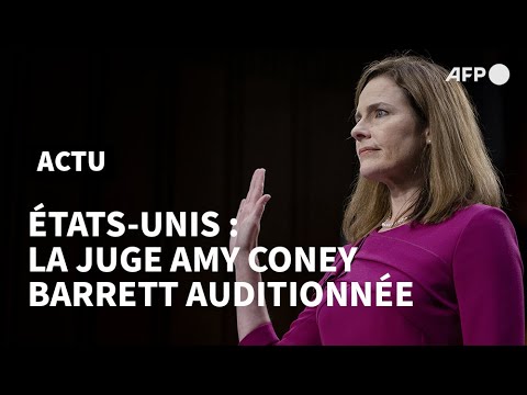Etats-Unis: début de l'audition de la juge Barrett pour la Cour suprême | AFP