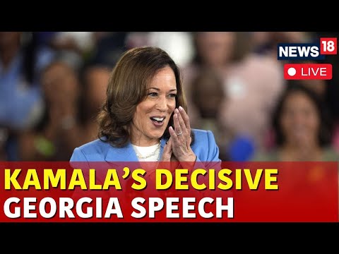 Kamala Harris Live | Kamala Harris Speech in Georgia | Kamala Harris Rally | Kamala Vs Trump | N18G