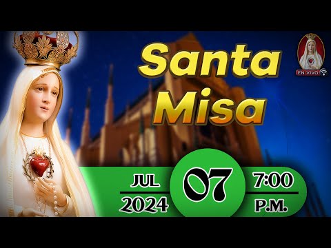 Santa Misa en Caballeros de la Virgen, 07 de julio de 2024  7:00 p.m.