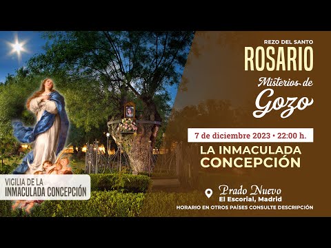 Vigilia de la INMACULADA: Rosario Meditado desde Prado Nuevo, Jueves 7 de Diciembre, 22:00 h.