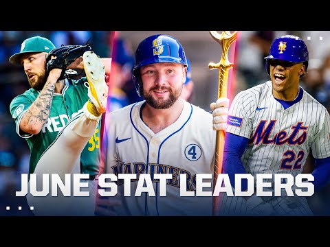 June Stat Leaders! (Crochet strikes out 55, Raleigh and Soto knock 11 out, and MORE!)